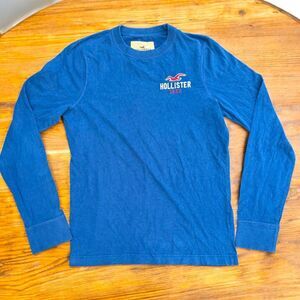 Y2K Hollister Blue Long Sleeve Tee Tshirt Men’s size Medium